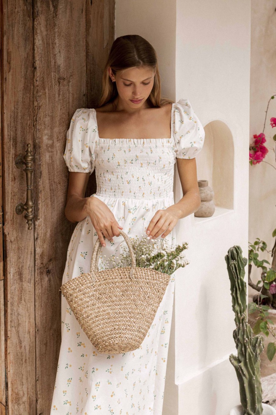 Women Hazel & Folk Dresses | Camille Midi|Day Lily