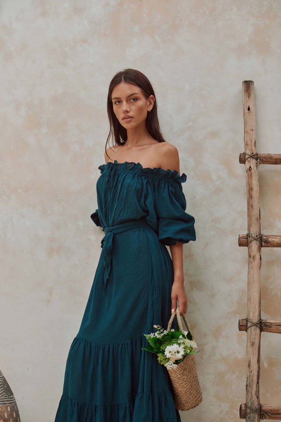 Women Hazel & Folk Gowns | Emmaline Gown|Teal