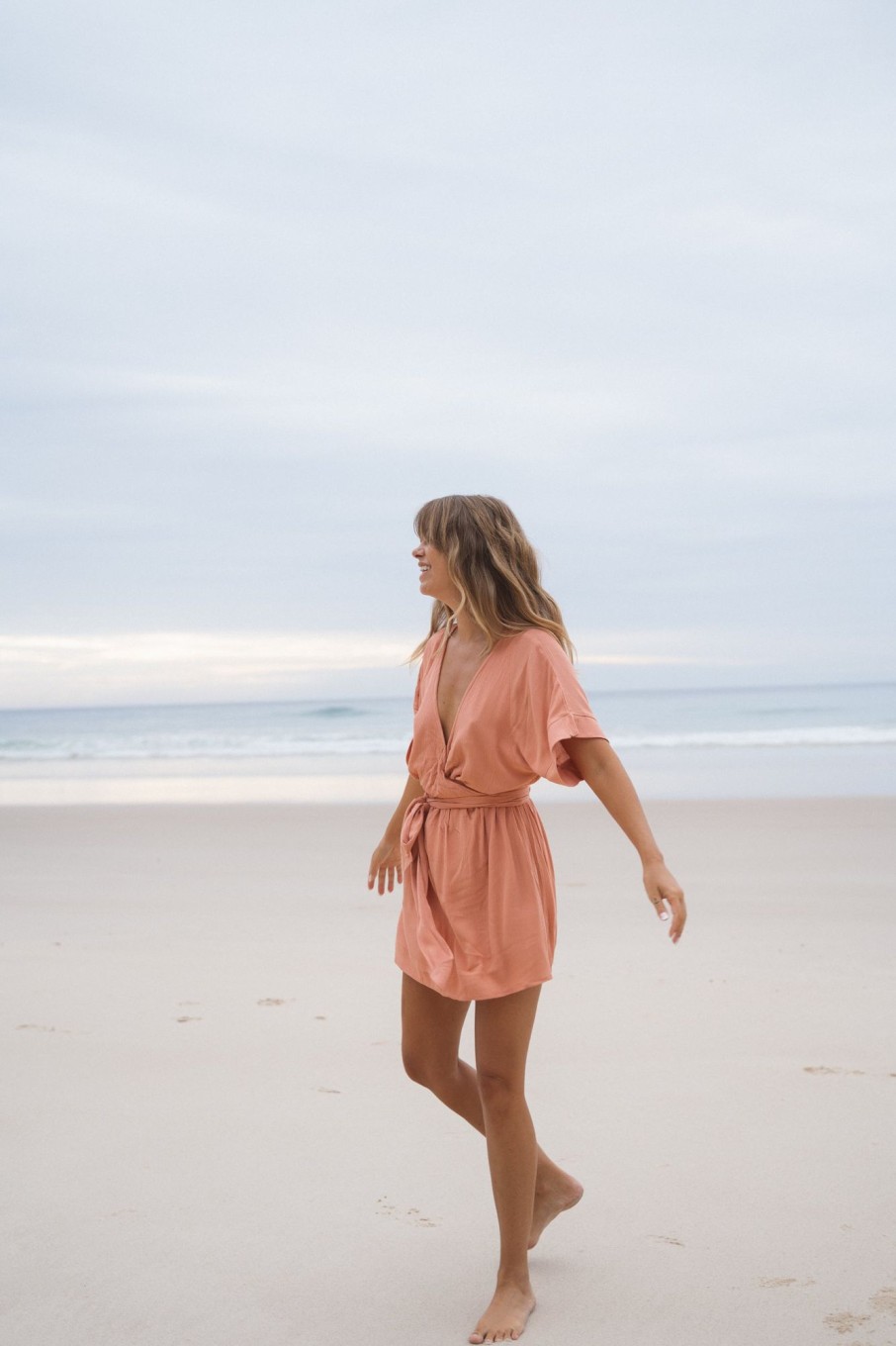 Women Hazel & Folk Dresses | Melody Mini Dress|Dusty Rose