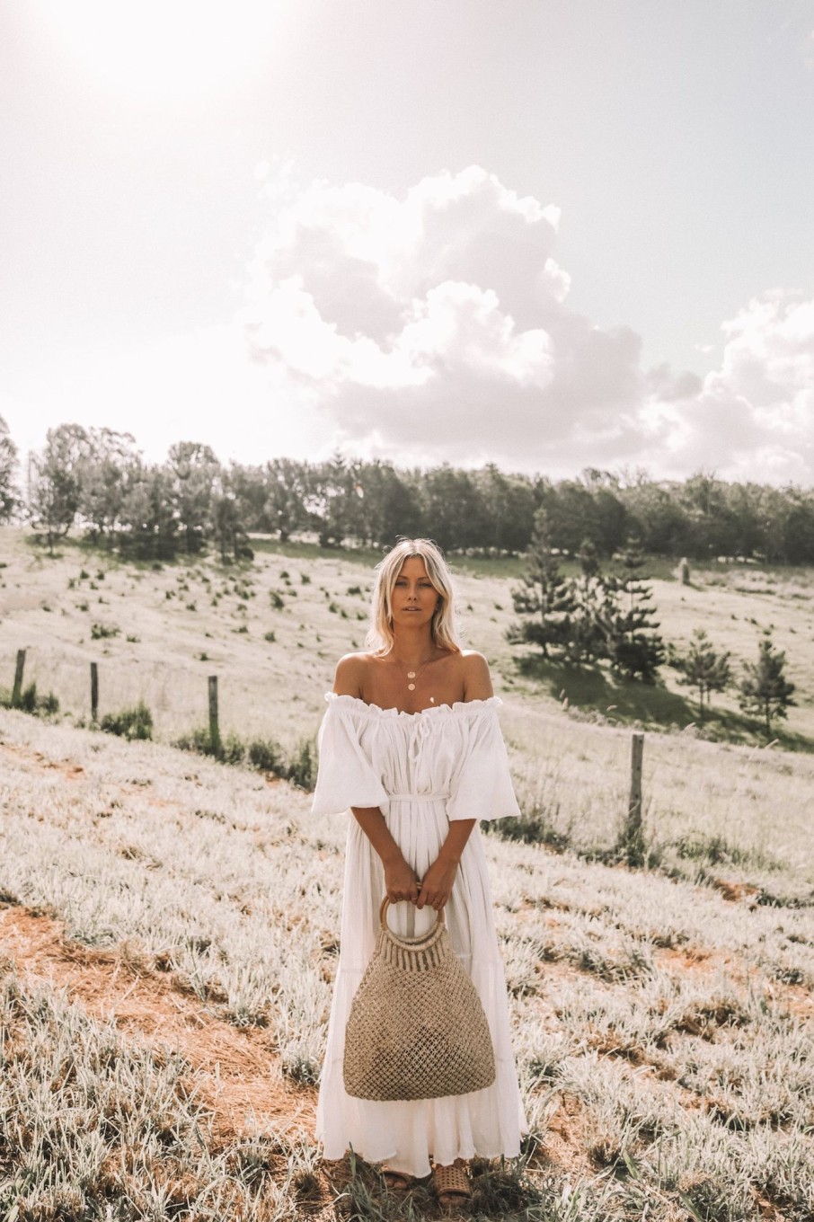 Women Hazel & Folk Bridal | Emmaline Gown|White