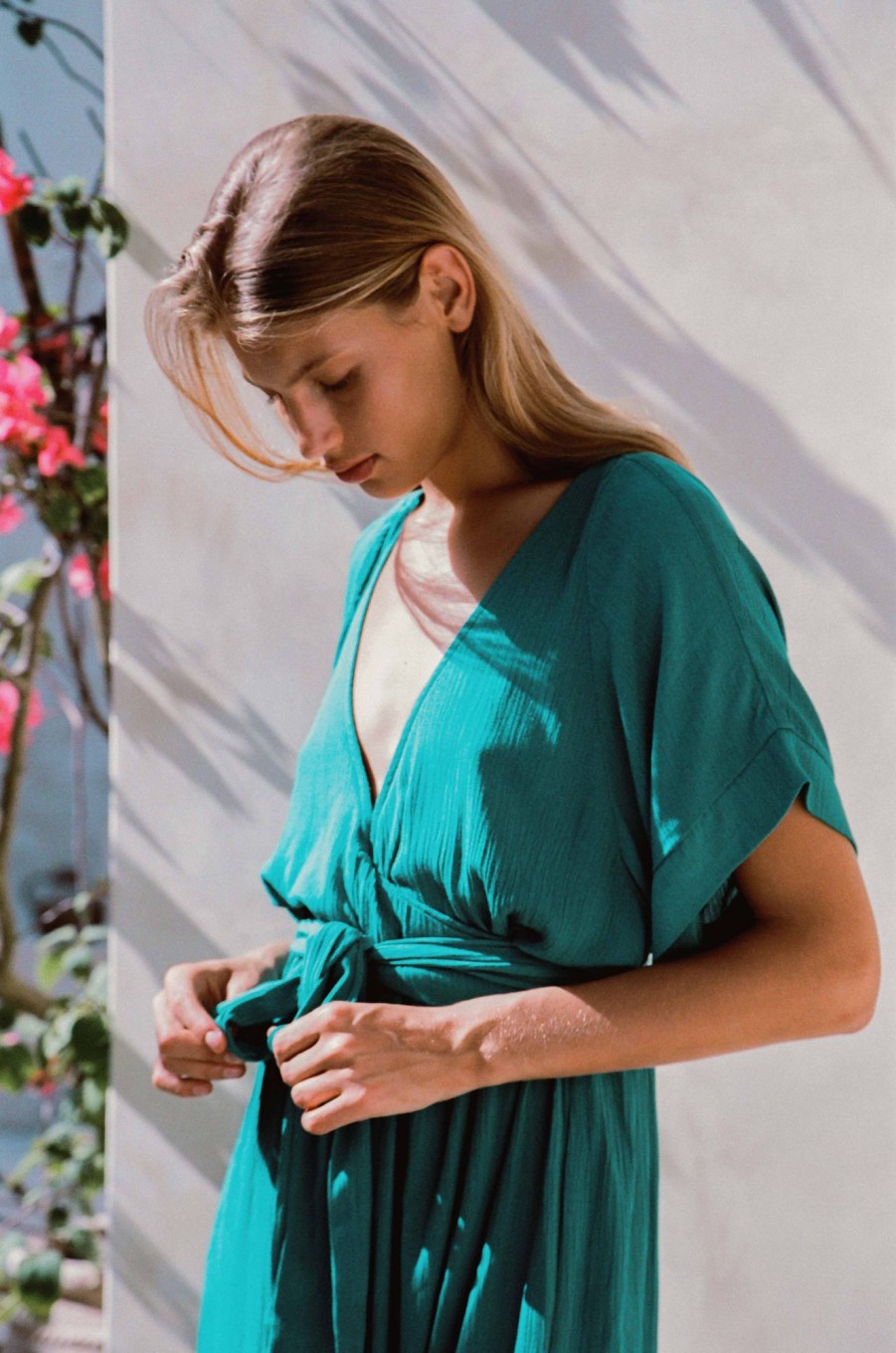 Women Hazel & Folk Dresses | Melody Maxi Dress|Emerald