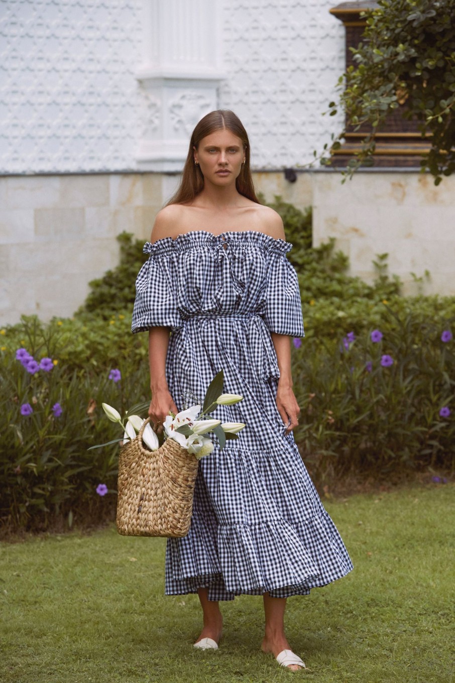 Women Hazel & Folk Emmaline Gown | Emmaline Gown|Black Gingham