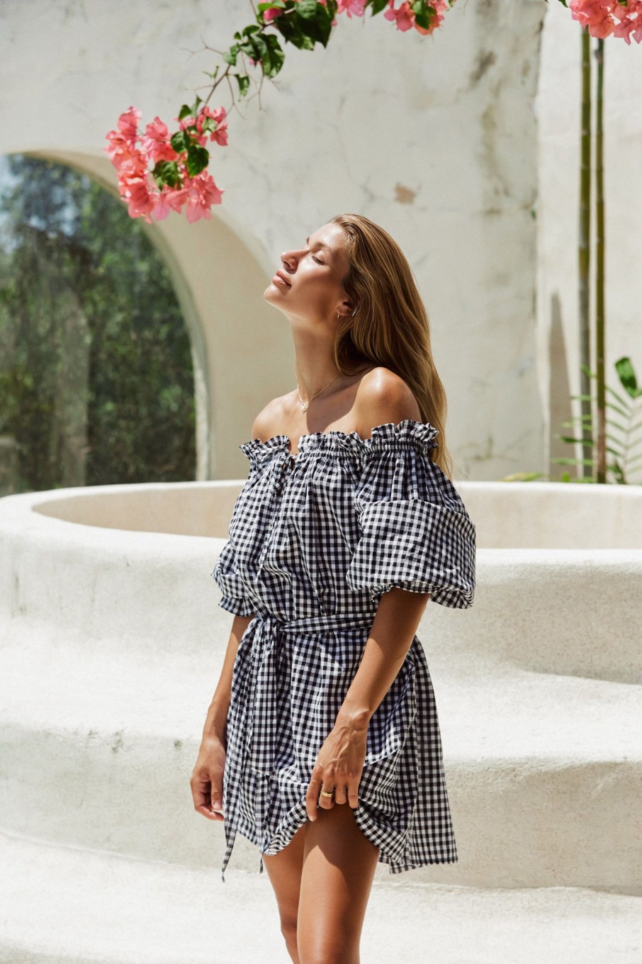 Women Hazel & Folk Emmaline Gown | Emmaline Tunic|Black Gingham