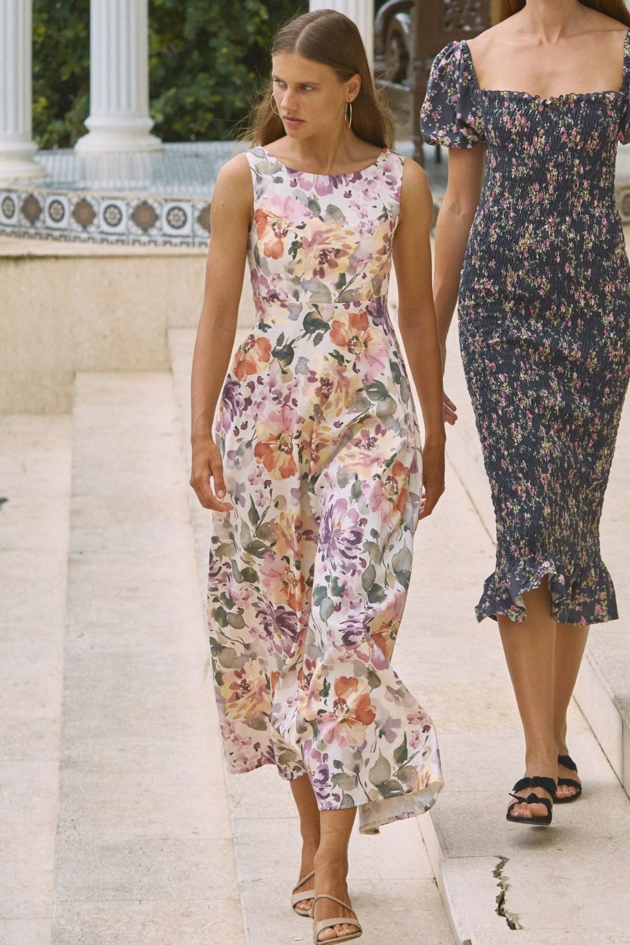 Women Hazel & Folk Dresses | Mara Maxi|Soiree Floral