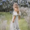 Women Hazel & Folk Gowns | Emmaline Gown|Sage Green