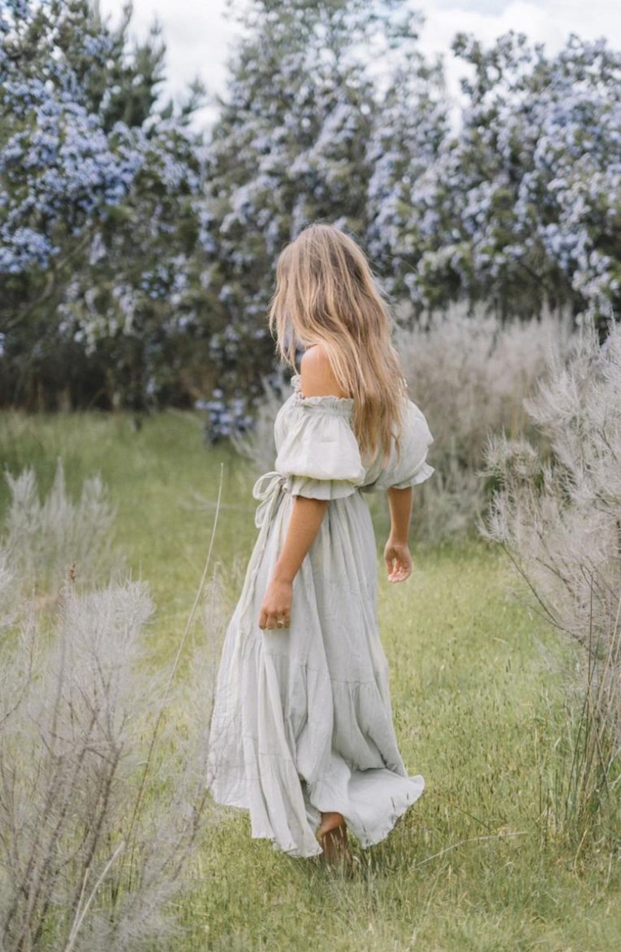 Women Hazel & Folk Gowns | Emmaline Gown|Sage Green