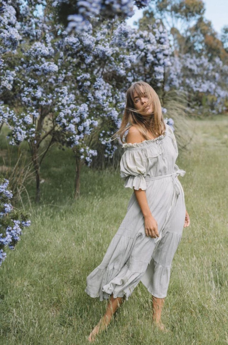 Women Hazel & Folk Gowns | Emmaline Gown|Sage Green