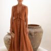 Women Hazel & Folk Dresses | Byron Maxi Dress|Cinnamon