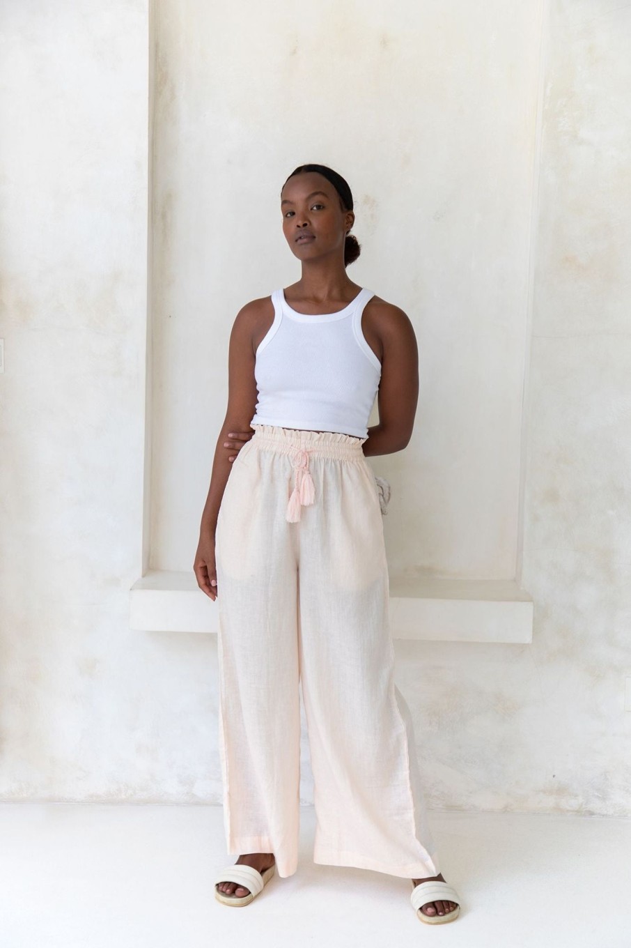 Women Hazel & Folk Bottoms | Gwyneth Pant|Rosewater