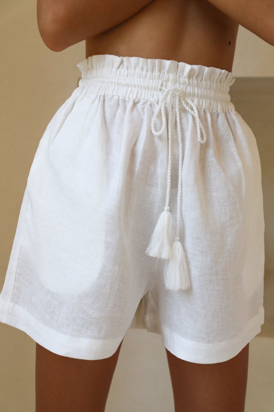 Women Hazel & Folk Bottoms | Luella Short|White