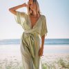 Women Hazel & Folk Dresses | Melody Maxi Dress|Mint Green