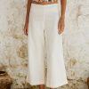 Women Hazel & Folk Bottoms | Laura Pant|White